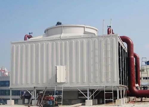 閉式冷卻塔現(xiàn)場